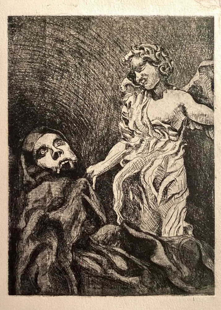 Etching by Yago Partal at age 17